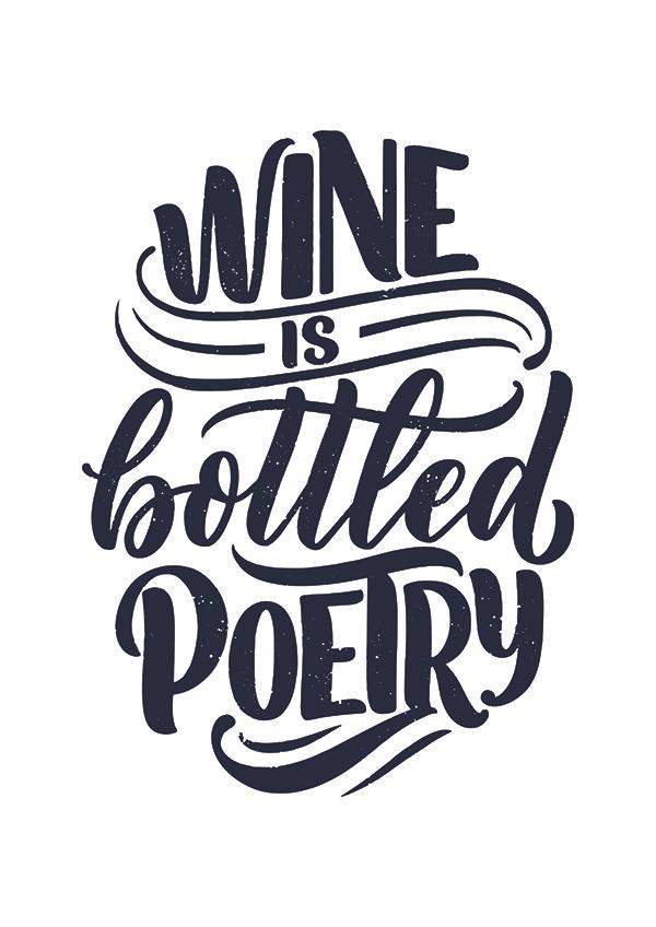 Plakát Wine is bottled poetry