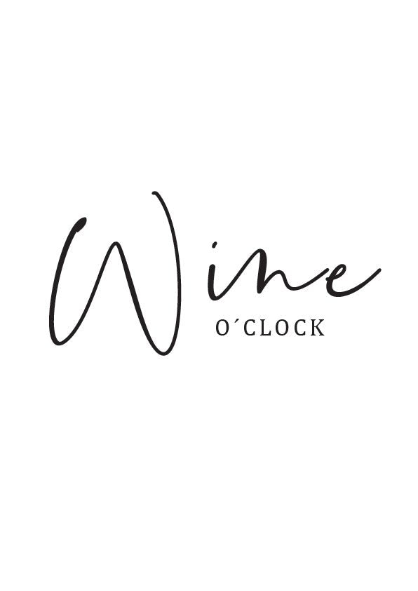 Plakát Wine o´clock